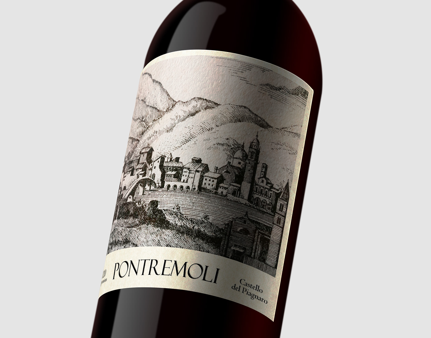 bottle design graphic italia Label label design Packaging pontremoli wine