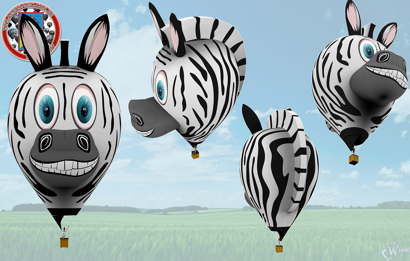 design 1Design zebra albuquerque balloonfiesta aeromagic projetozebra specialshape