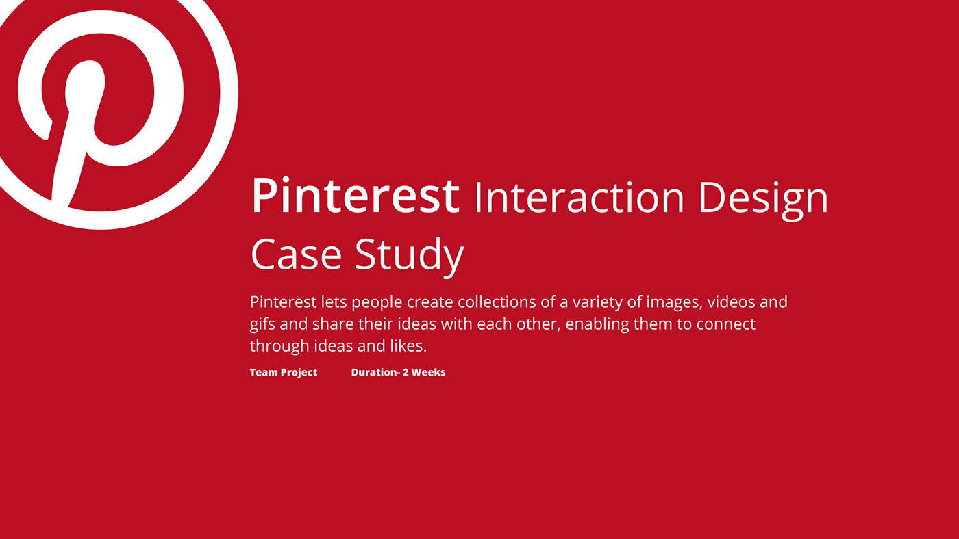 Pinterest Interaction design  UI/UX user experience User Interaction design Graphic Designer branding 