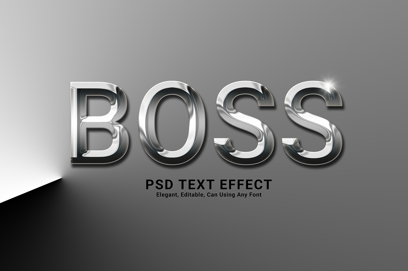 effect layer styles Mockup psd silver text text effect photoshop text effects text style typography  