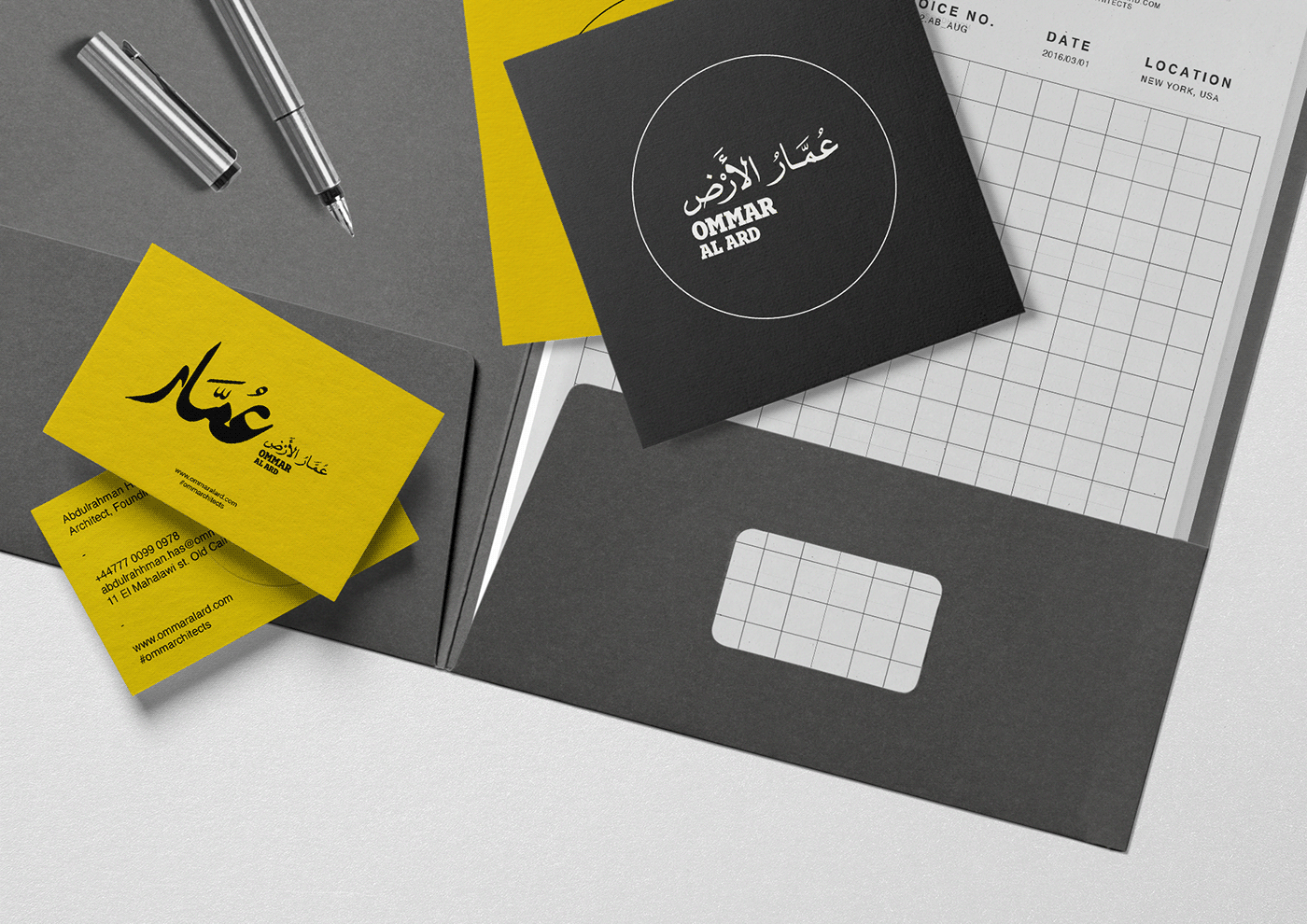 branding  identity stationary architecture design Kraft typography   Logo Design Calligraphy   arabic