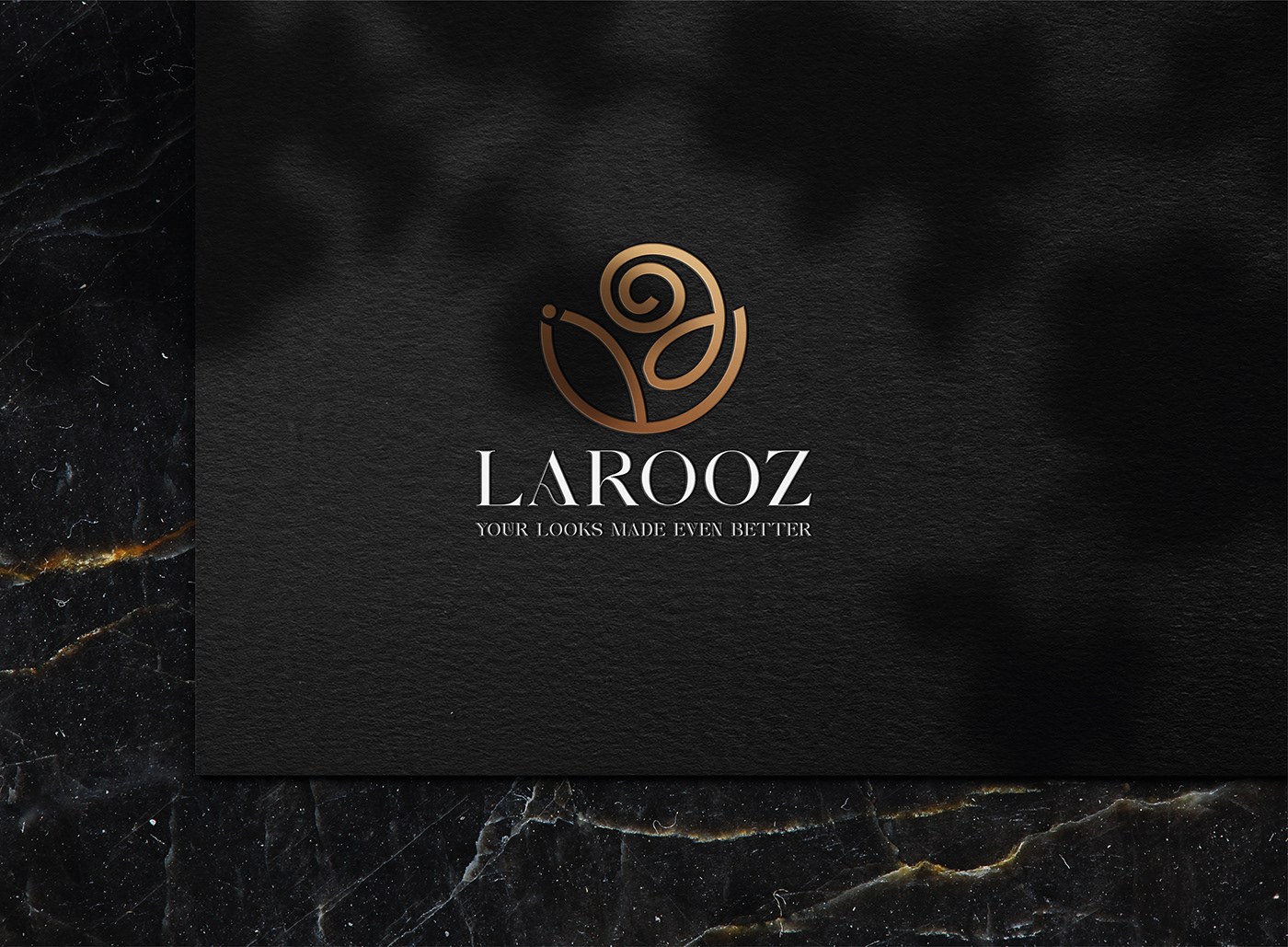 graphic design  logo logo guidelines Perfumes online store e-commerce e commerce store logo La Rooz watches store logo Saudi Arabia