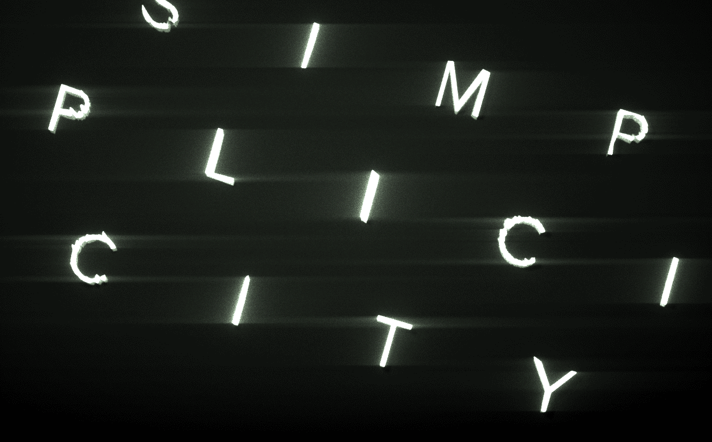 simplicity experimental concept Form black White motion light beauty c4d