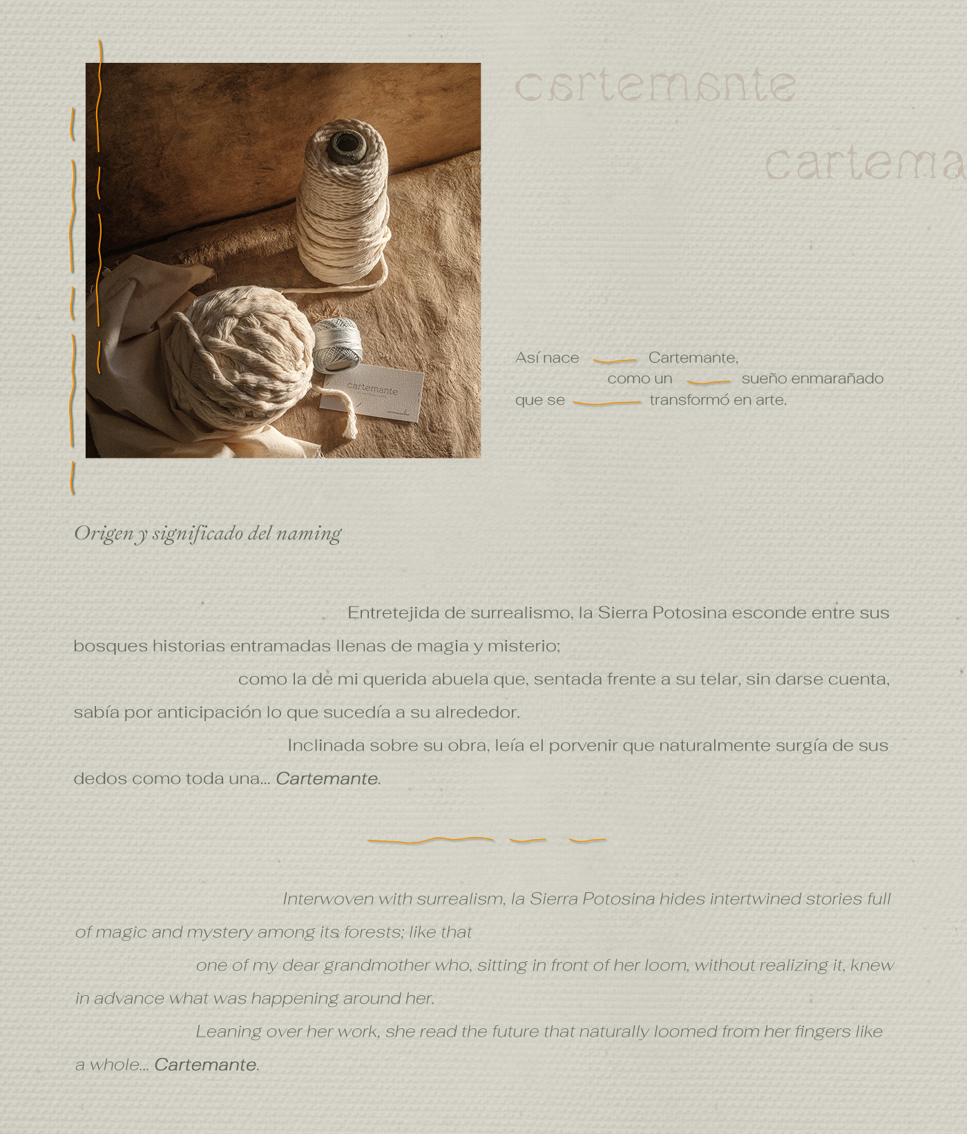 art Brand Design branding  handmade Mexican Design Packaging tejido thread visual identity