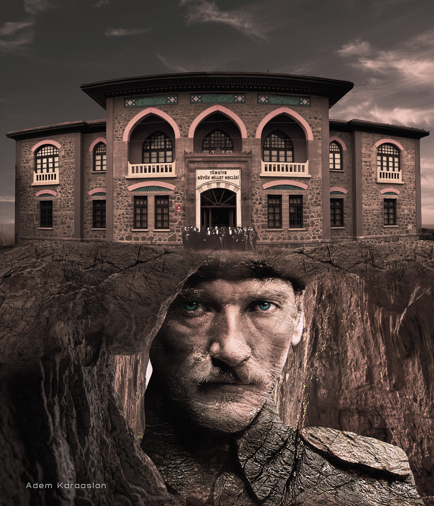 29Ekim Afiş Ataturk digitalart fotomanipulacion grafik grafik tasarım illustrasyon Mustafa Kemal Atatürk tasarım