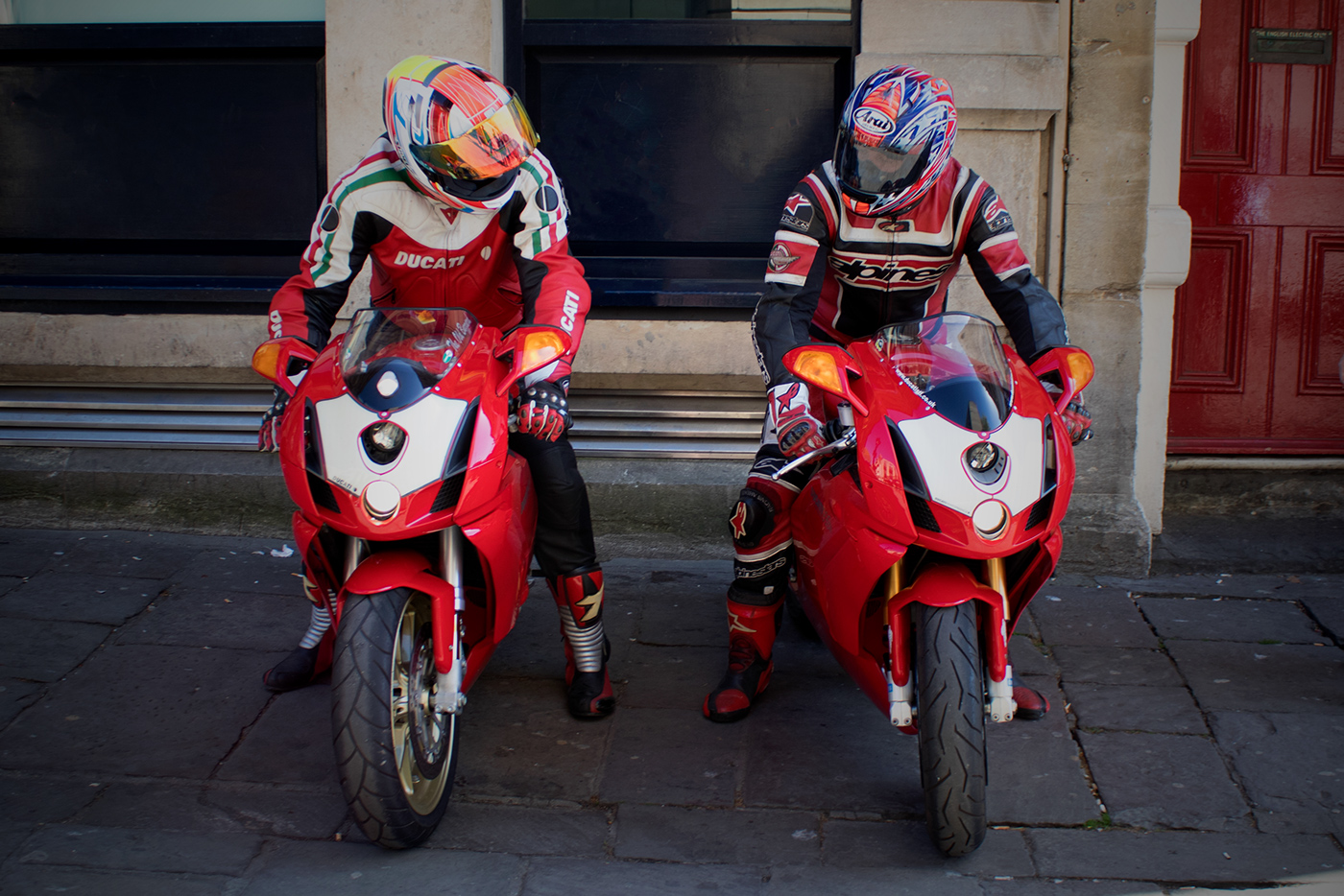 motorbikes italian Ducati bikes helmets