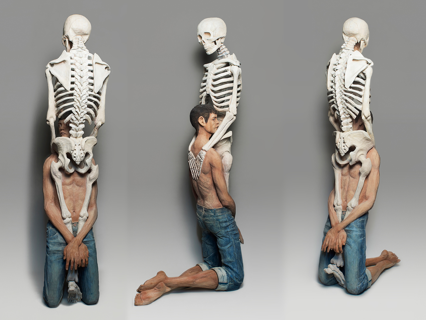 Авантюрист перевоплощается в скелета. Yoshitoshi Kanemaki. Моменто Мори скульптура. Стилизованный скелет. Скелет манекен.