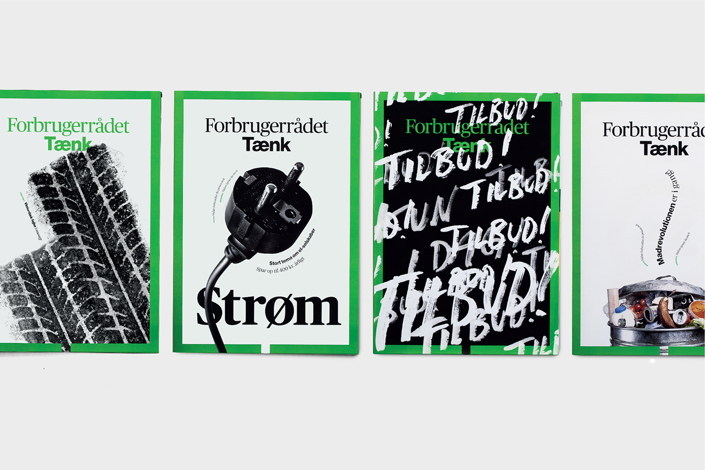 Danish Consumer Council sign identity Consumer Forbrugerrådet Tænk NGO branding  brand