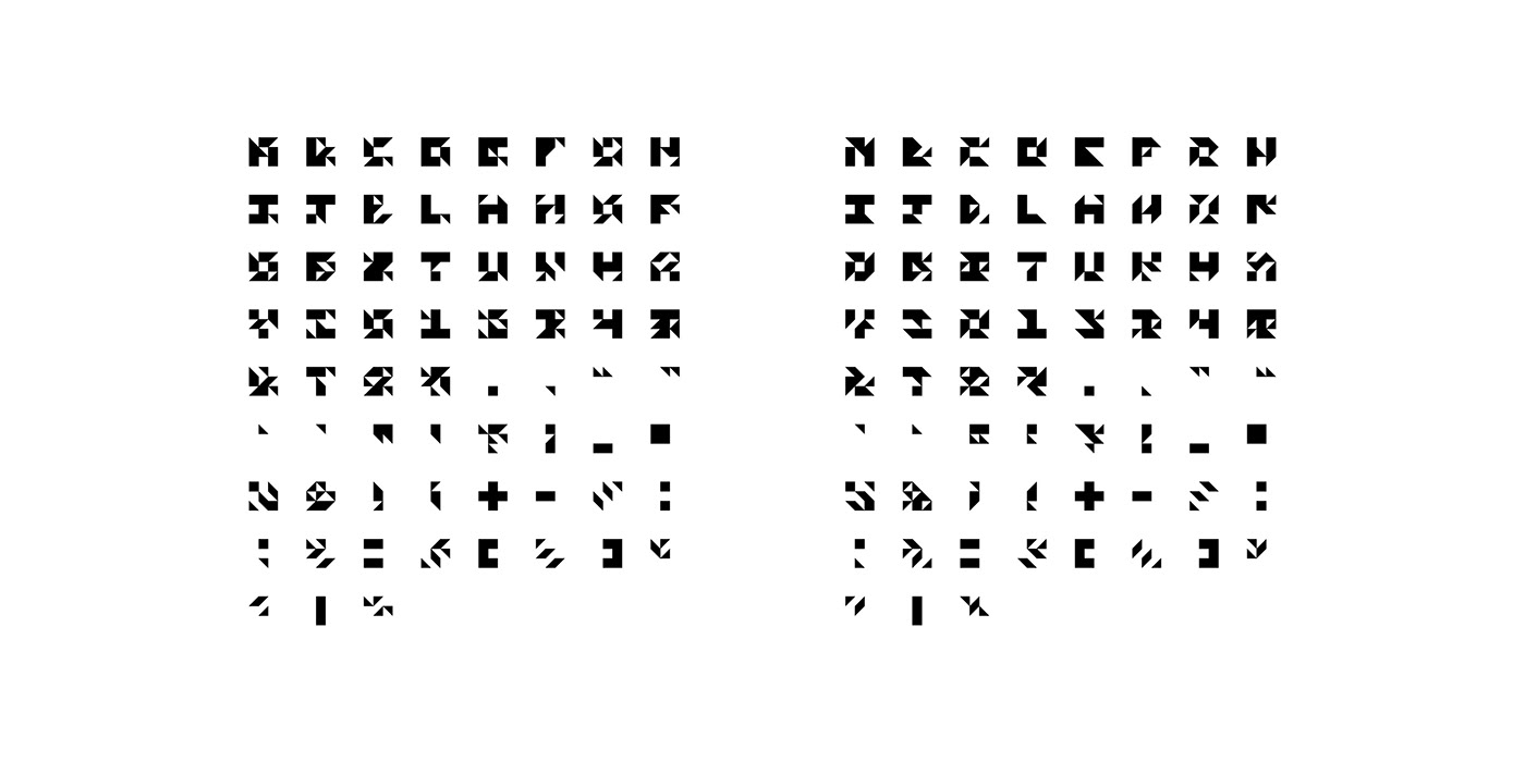 cryptography typeface design typography   unreadable