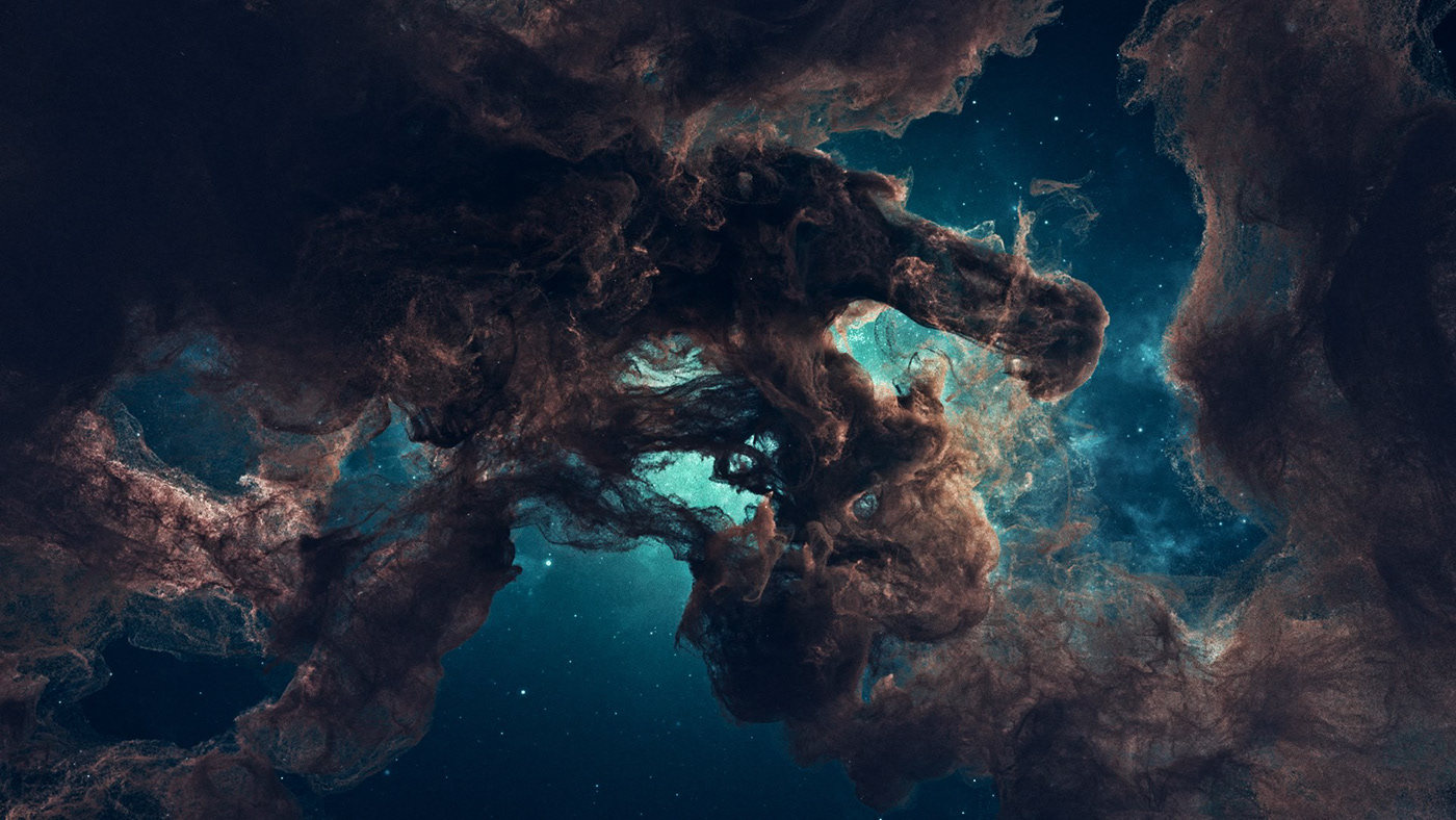 houdini sidefx Render 3D nebula dark