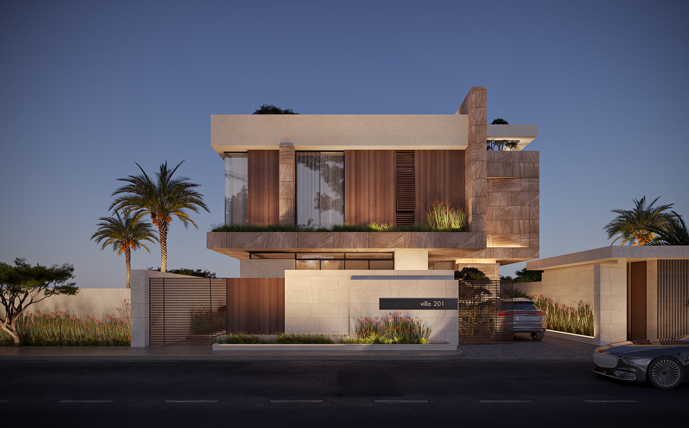 3ds max archtiecture archviz corona design KSA residential Residential Design Villa visualization