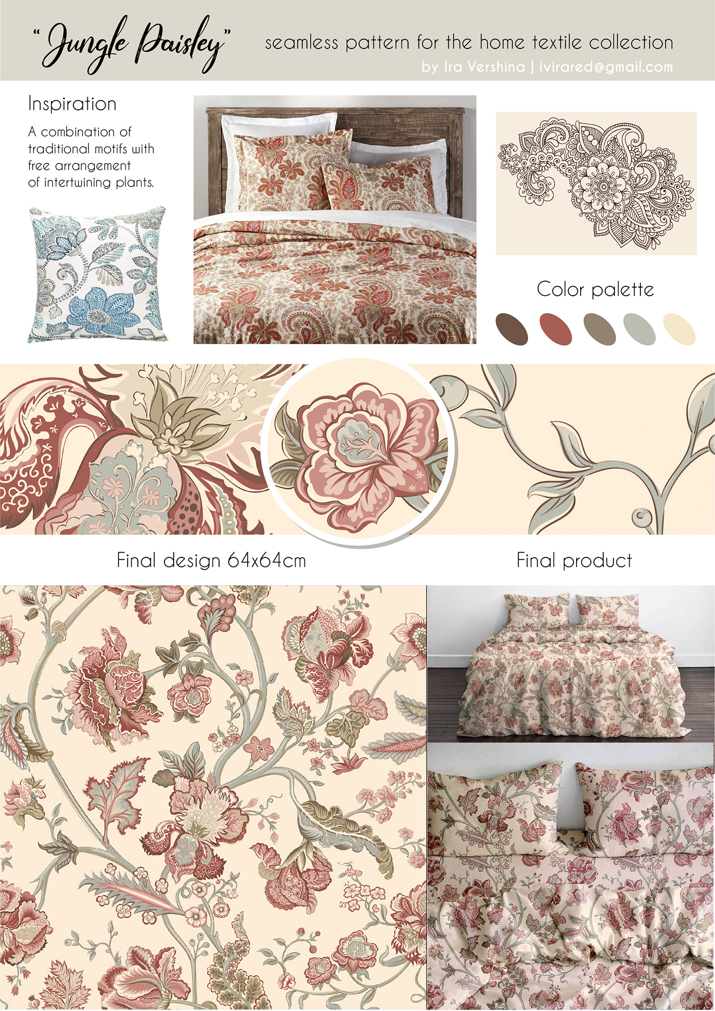 botanical Digital Art  floral Flowers home textile pattern pattern design  surface design textile textile design 
