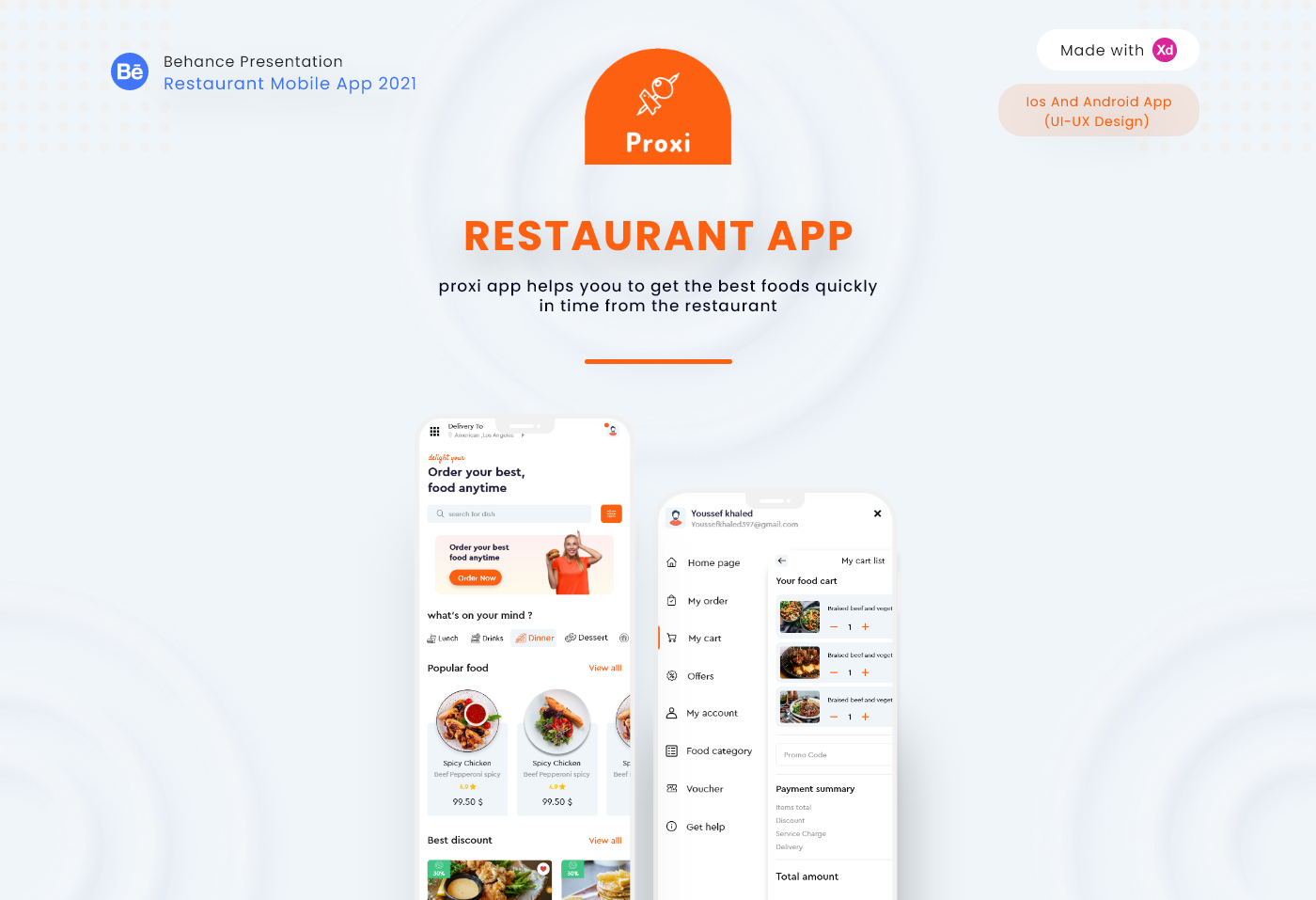 app design delivery app DELIVERY FOOD APP Food  food mobile app iOS App Mobile app ordering Restaurant app ui ux