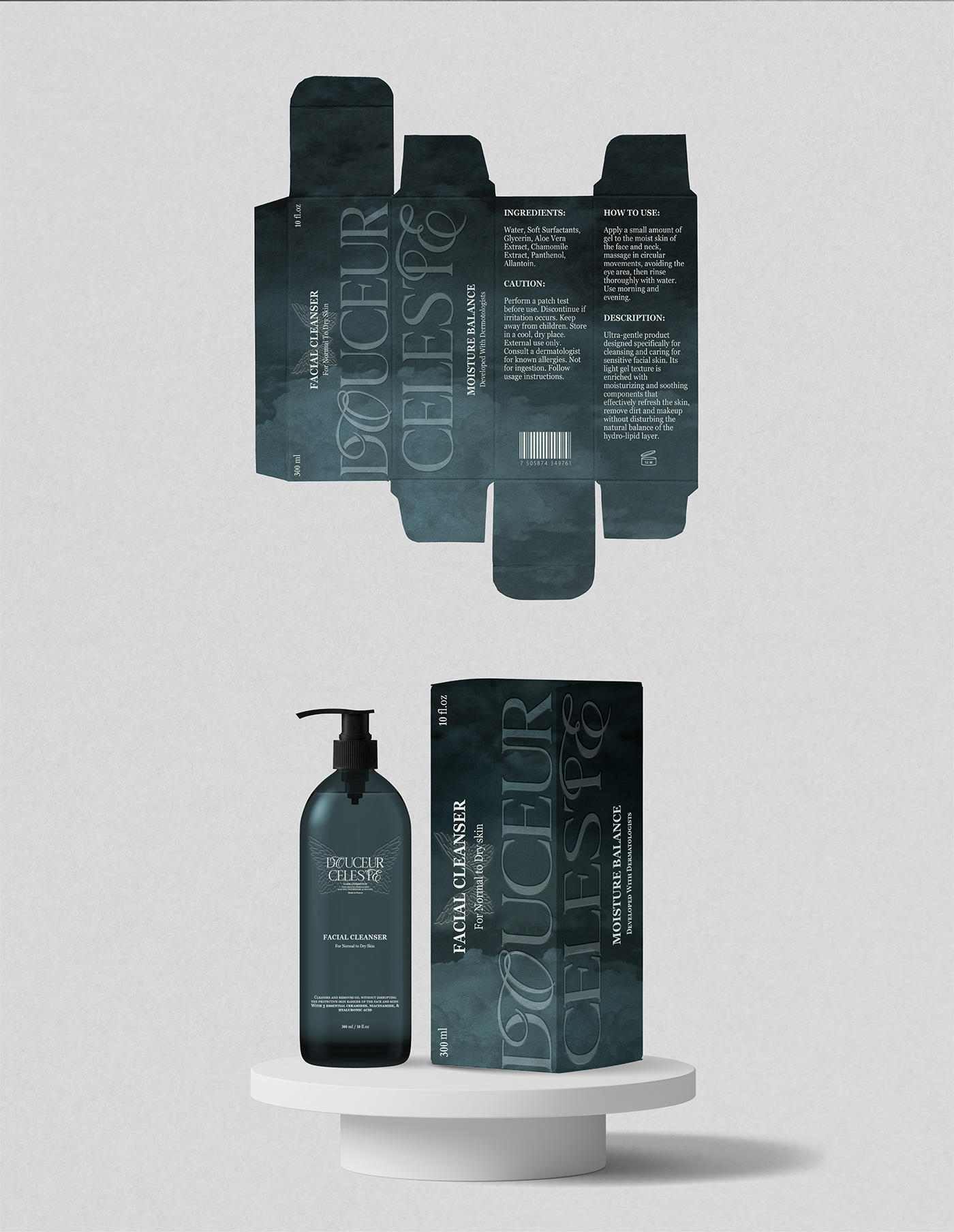 packaging design cosmetic packaging luxury packaging Logo Design brand identity cosmetic design product design  skincare branding skincare Skincare packaging