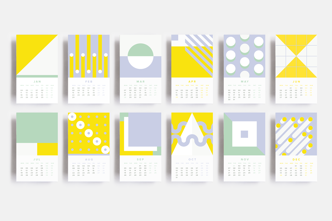 calendar deskcalendar geometry colors 2016 Calendar graphics artworks stationary paper desk print free wallpaper iphone case iphone