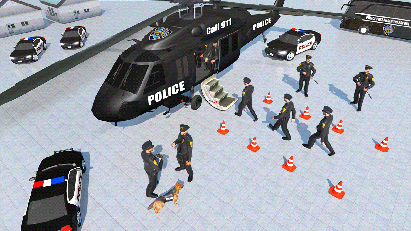 game Icon police rander tarnsportation
