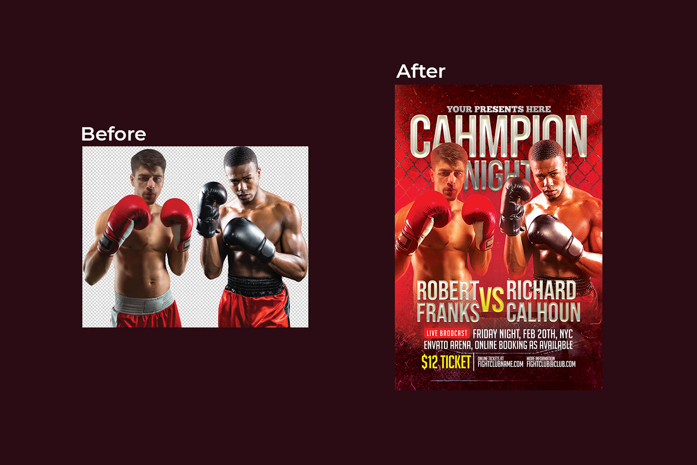 Boxing champion mma champions ufc fighting match flyer MMA mma flyer poster UFC ufc flyer