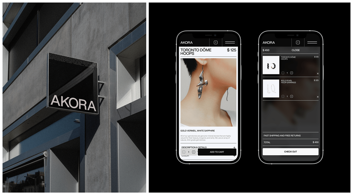 Adaptive brand e-commerce Fashion  identity Jewellery jewelry minimal typography   UI