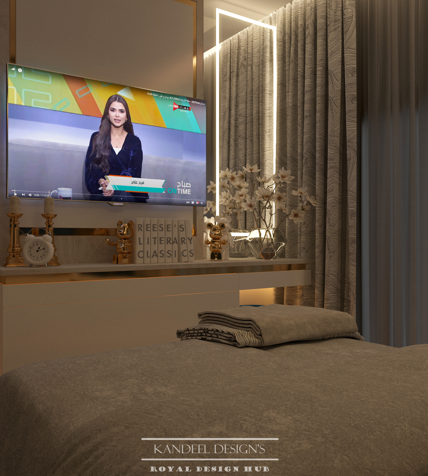 bedroom bedroom design bed Bedroom interior architecture interior design  visualization modeling apartment neoclassic