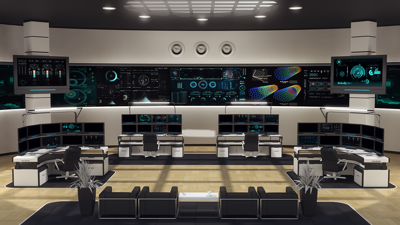 concept console controlroom design desk furniture modern sci-fi winsted