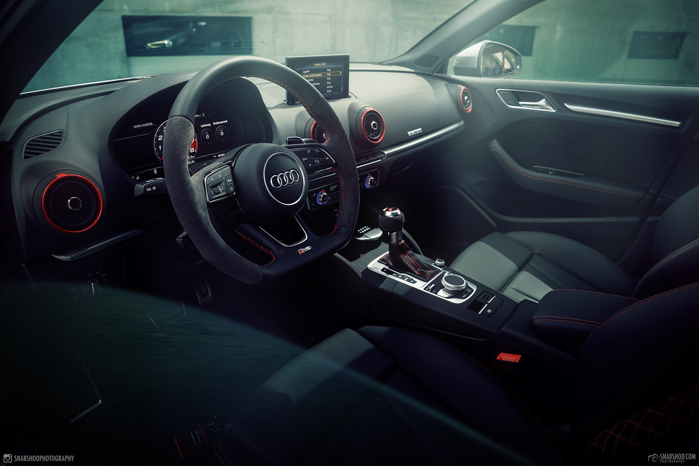 Audi RS3 Sportback automotive   retouching 