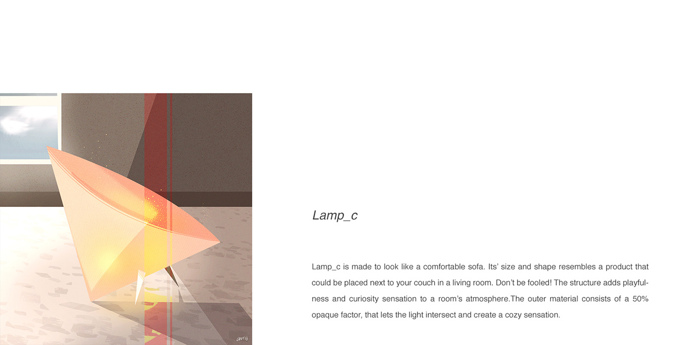 blender Computer Animation  industrial design  design furniture design  ILLUSTRATION  concept art lamps light