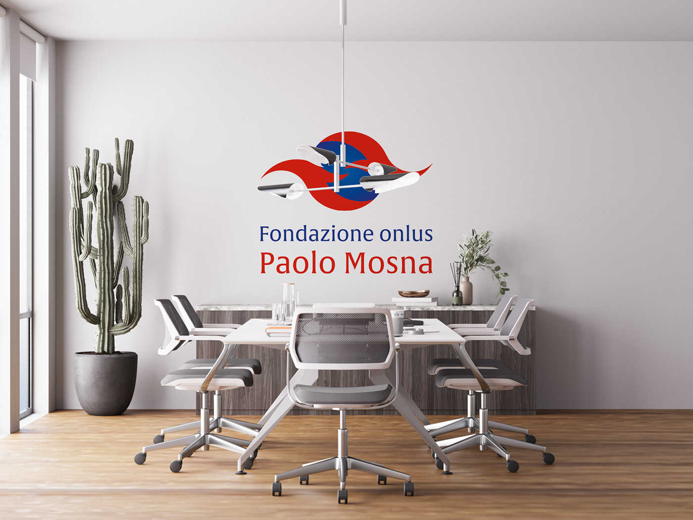 fondazione graphic design  logo onlus paolo mosna