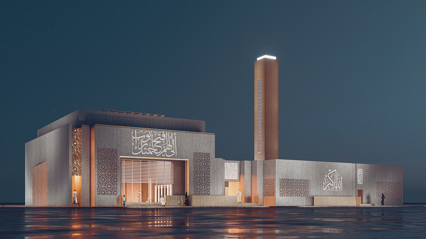 300 PRAYERS JAMI' MOSQUE Al Dhabbiya arabian architecture egyptian architecture Islamic Architecture mosque Mosque Design مسجد Quran lumion