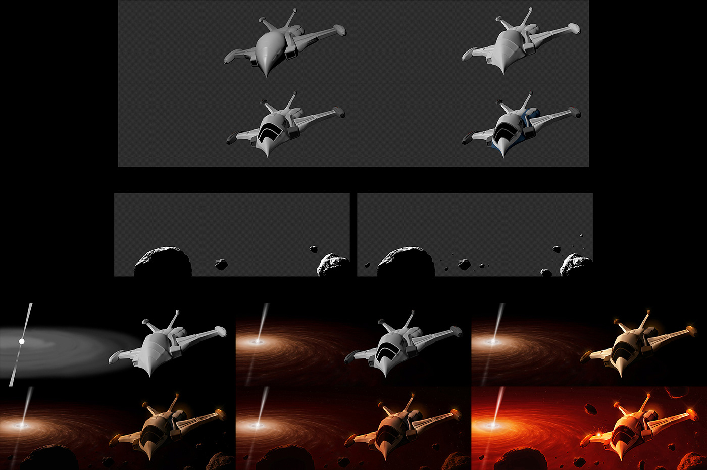 Scifi Sci Fi science fiction Sciencefiction neutronstar Neutron Star spaceship astronomy asteroid 3d modeling