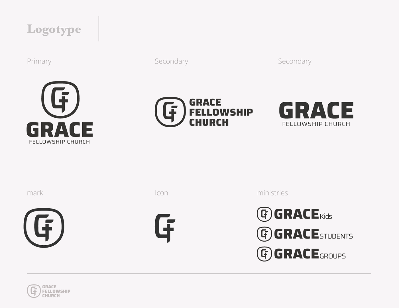 logo brand identity church religious branding  pastor styleguide Icon mark