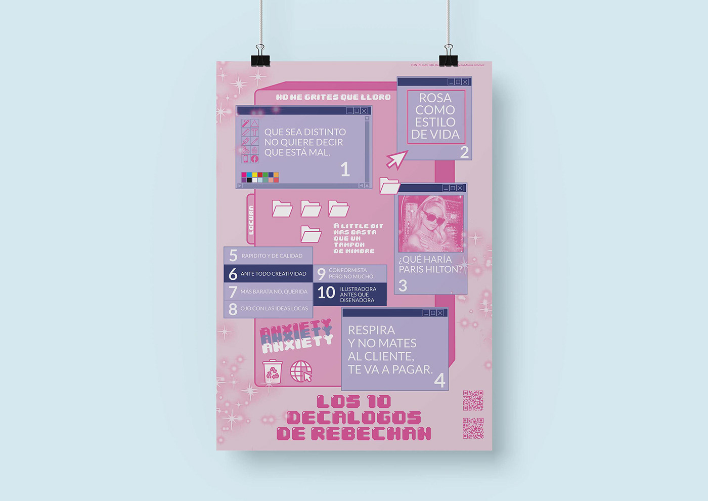brand identity cartel design flyer identity Paris Hilton pink Poster Design typography   visual