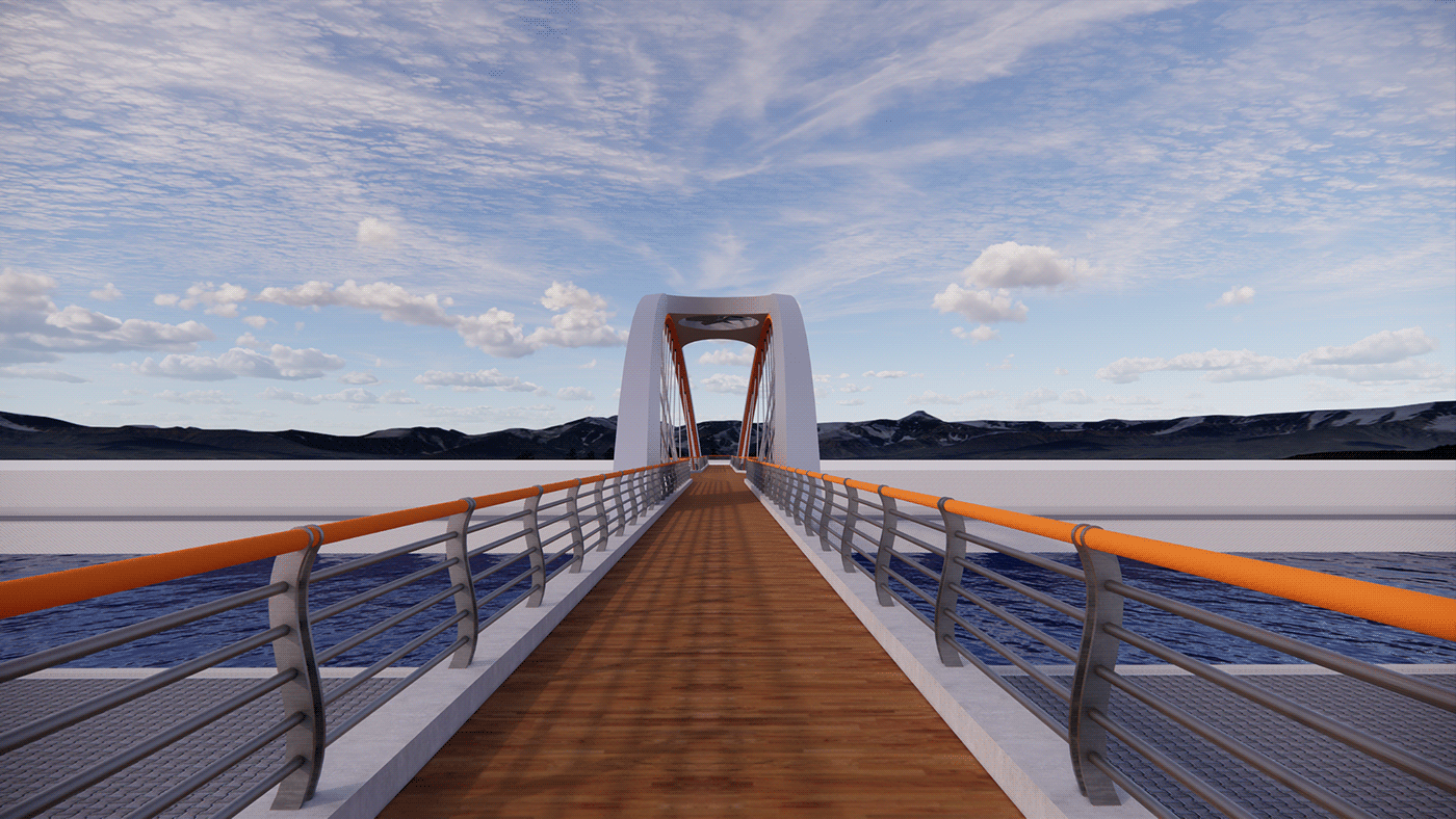 3d modeling architecture bridge SketchUP
