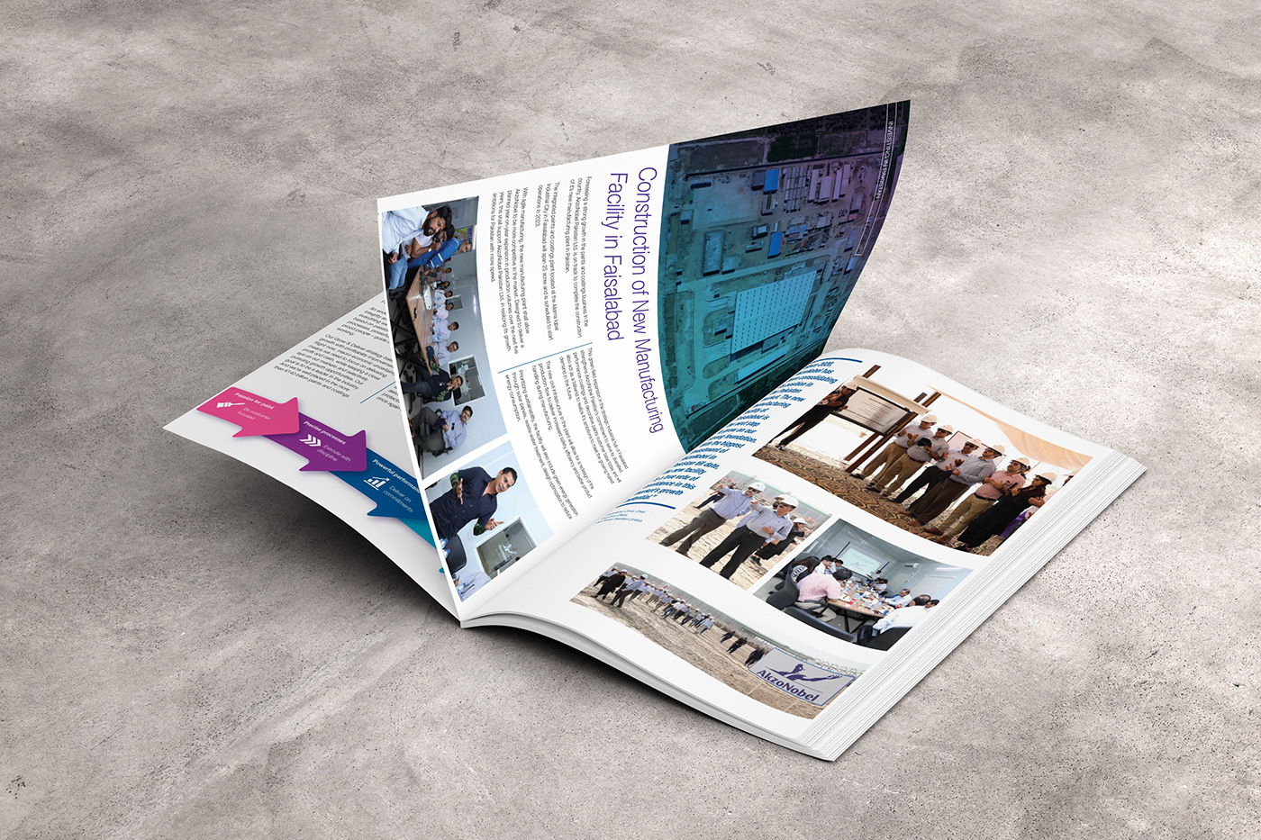 annual report akzonobel book books Mockup creative Creative Design UI/UX UI ux