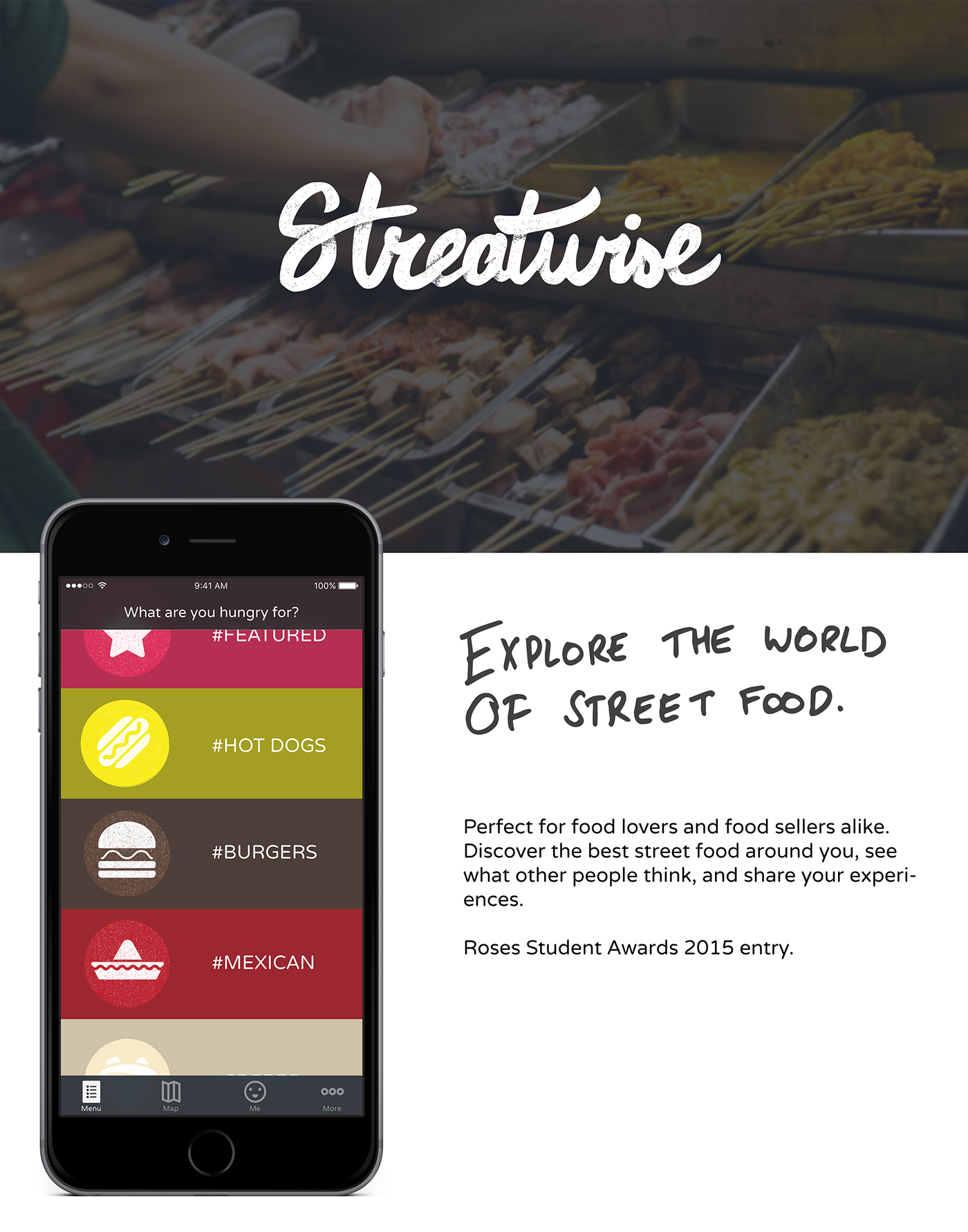 Roses Student Awards review app iphone Mobile app Street Food Food 