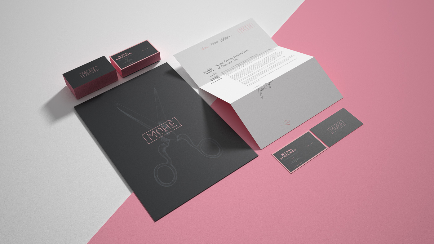 design brand development pink glamour identity graphic zalot black businesscards Website Web shop photograph