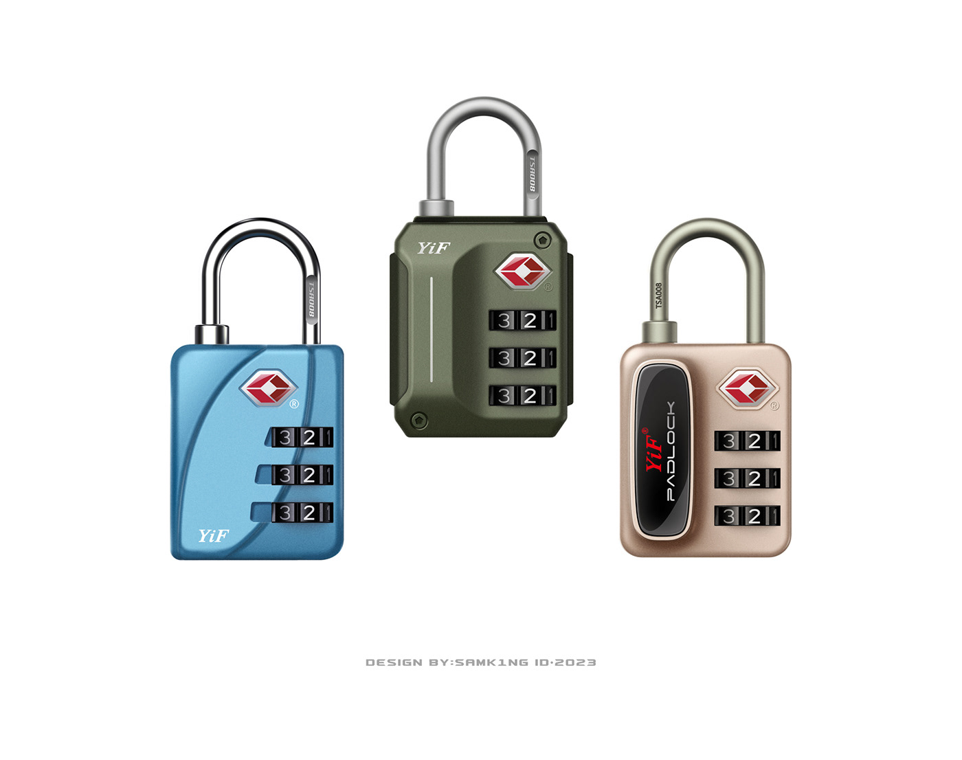 lock locksmith Lockout 2D design safety Password Fashion  rekey Travel Lock