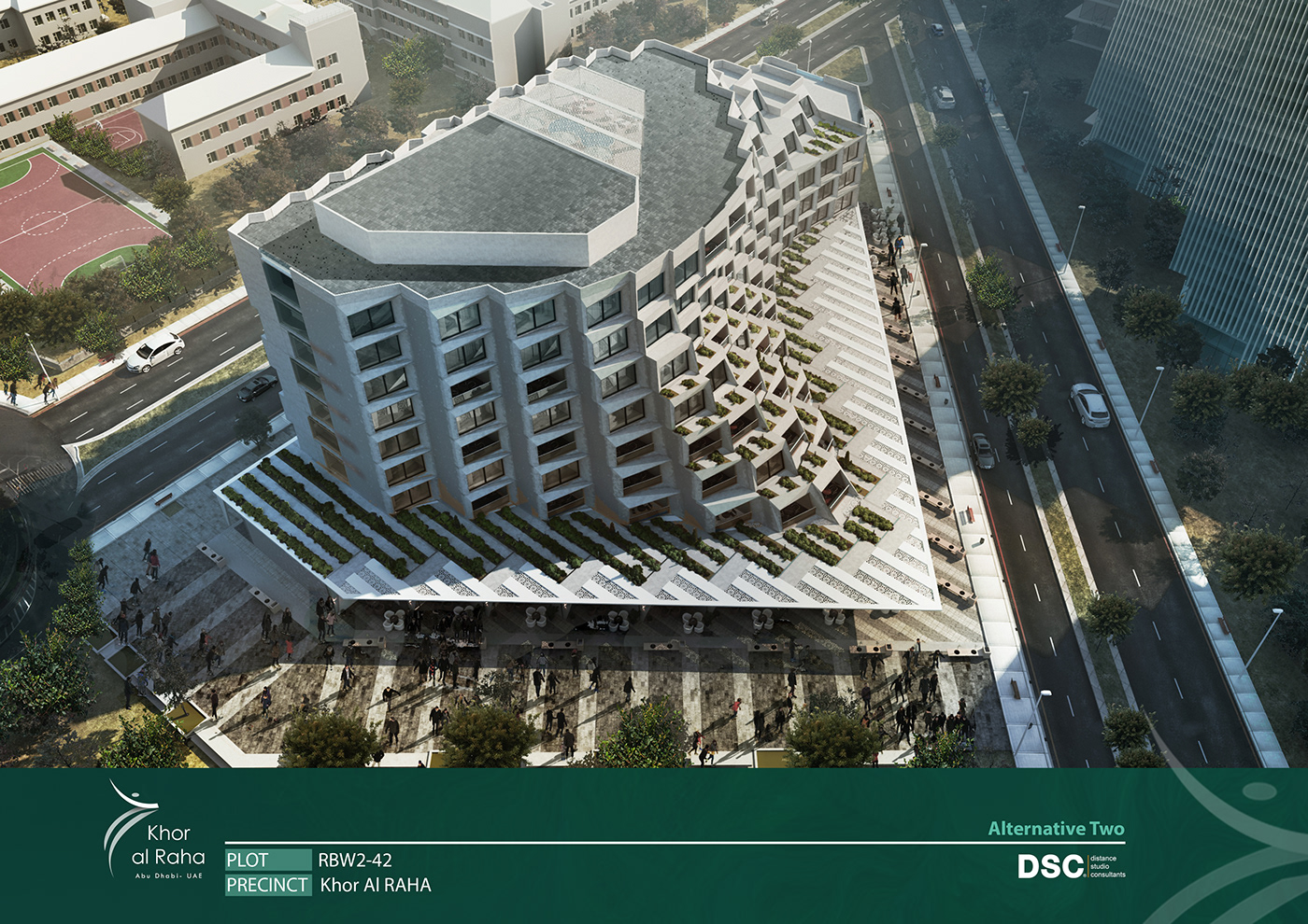 architecture commercial design emirates parametric residential units Visulization