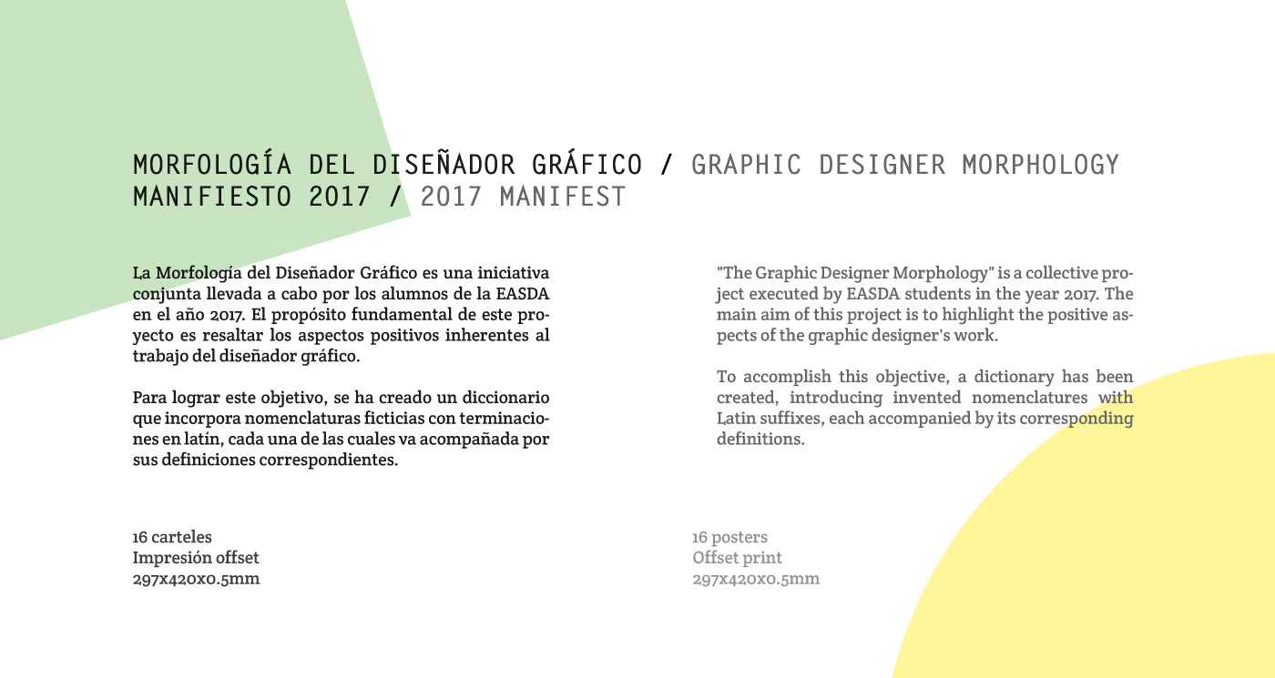 graphic design  diseño gráfico carteles posters manifiesto manifesto Diccionario dictionary art direction  copy