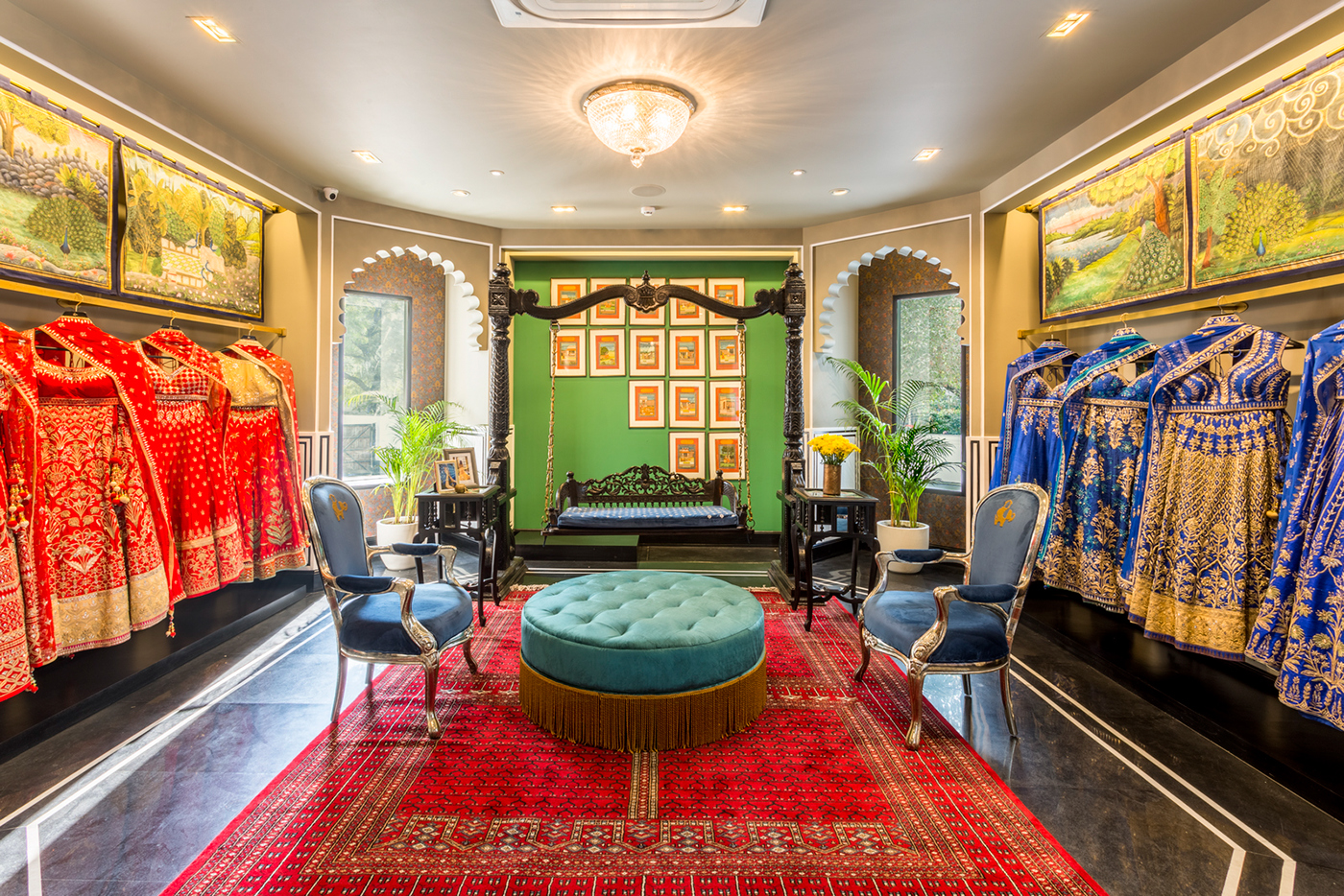 interiors India Ethnic colorful Anita Dongre HDR