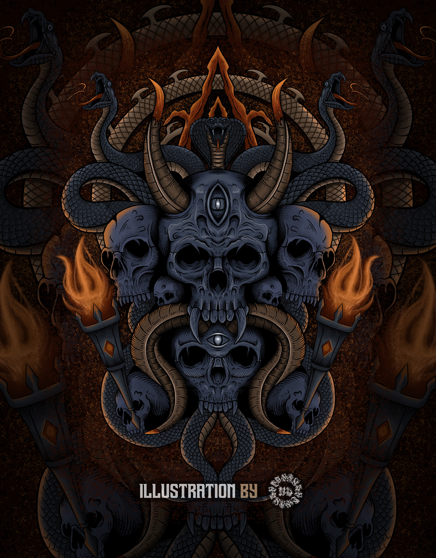 dark art cover album merchandise t-shirt band