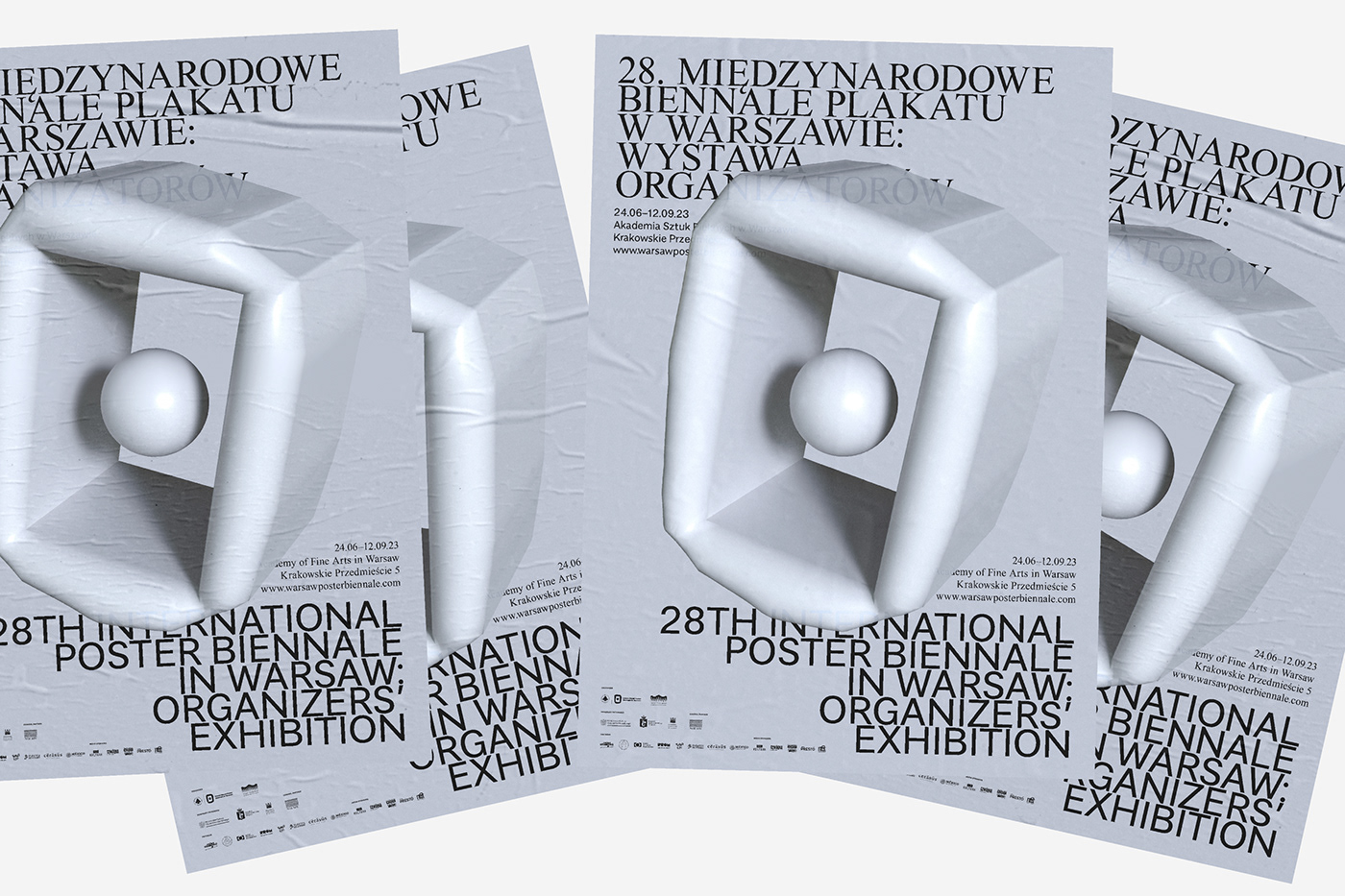 poster Biennale design graphic design  Event Exhibition  typography   MACHALSKI poland wielunska