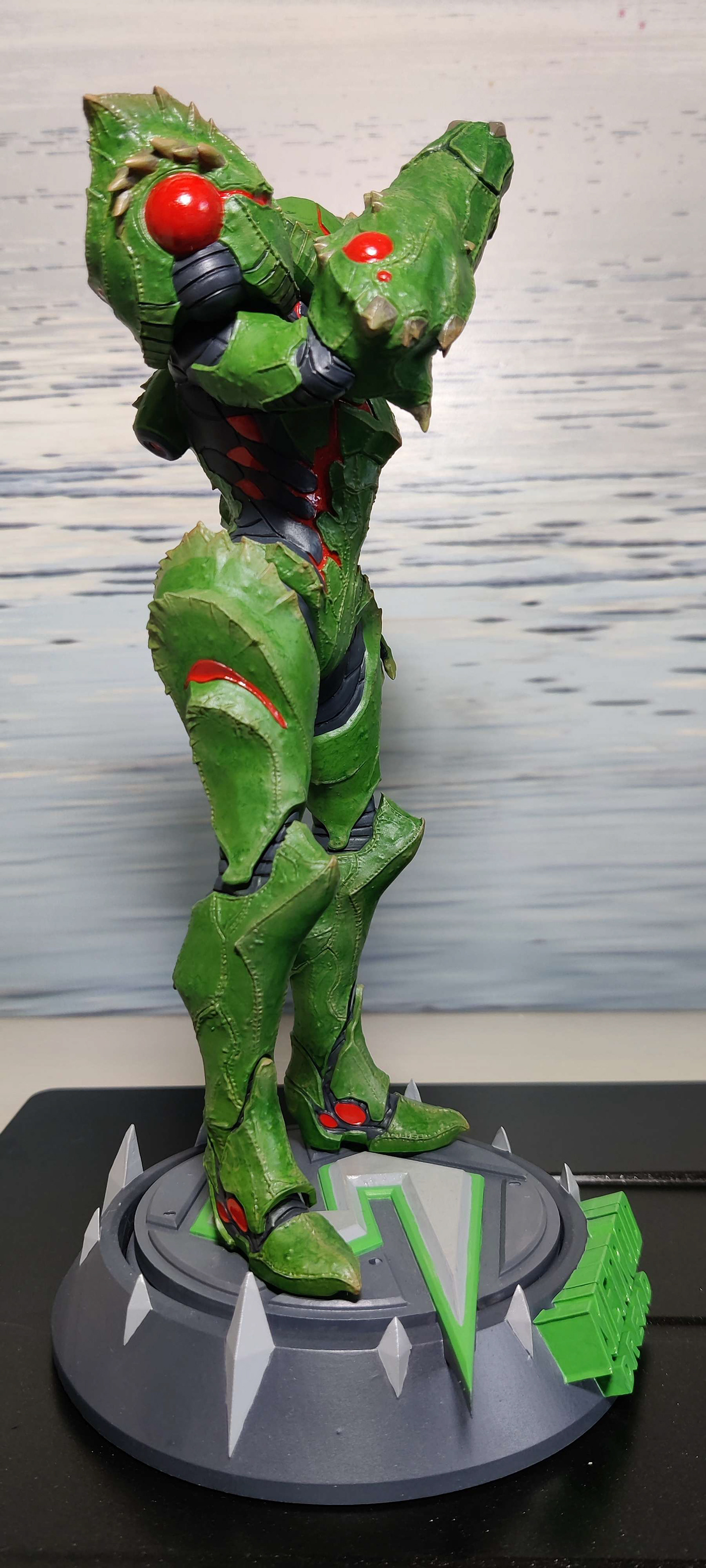 samus Samus Aran Nintendo Zbrush creature monster zbrush sculpt 3d modeling Metroid Dread Metroid Suit