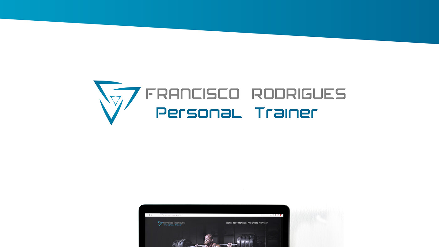 logo Logotipo site Website PT personal trainer Cartão de Visita visit card