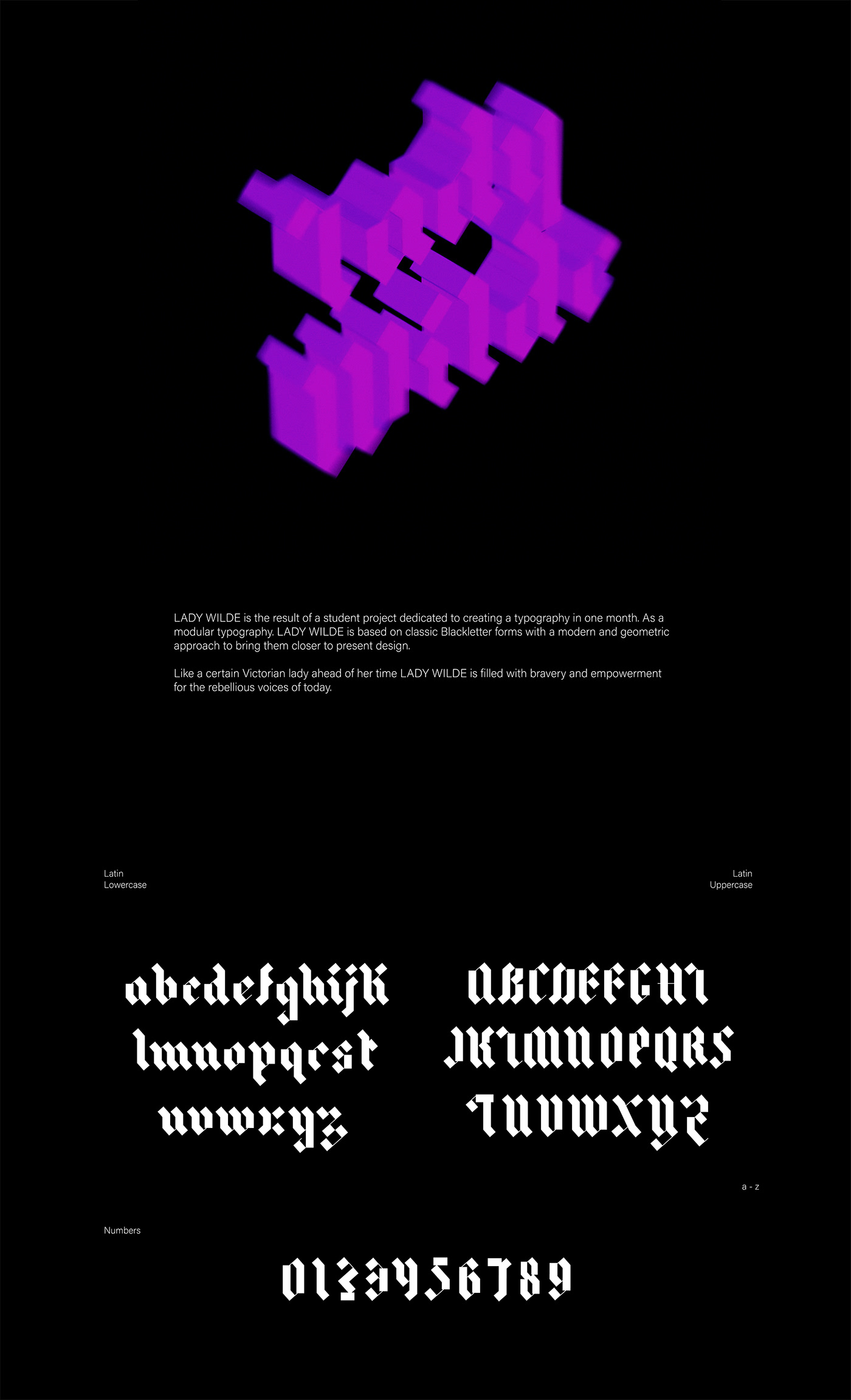 Blackletter modular Typeface typography   barcelona diseño disseny tipografia