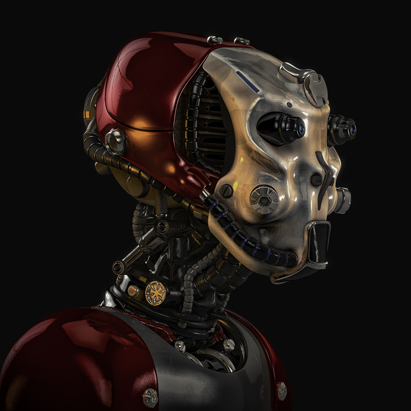 3dmodeling characterdesign gamedesign ILLUSTRATION  robot