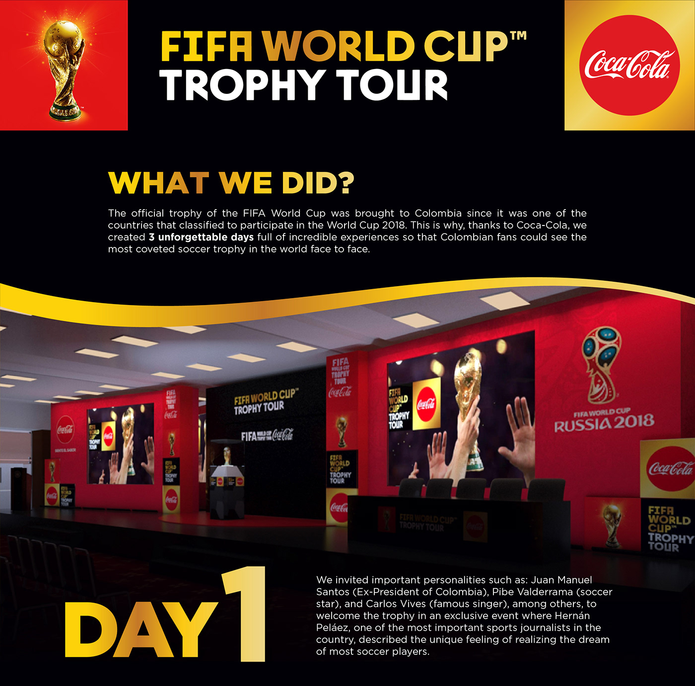 brand experience Coca-Cola FIFA world cup promo & activation Event