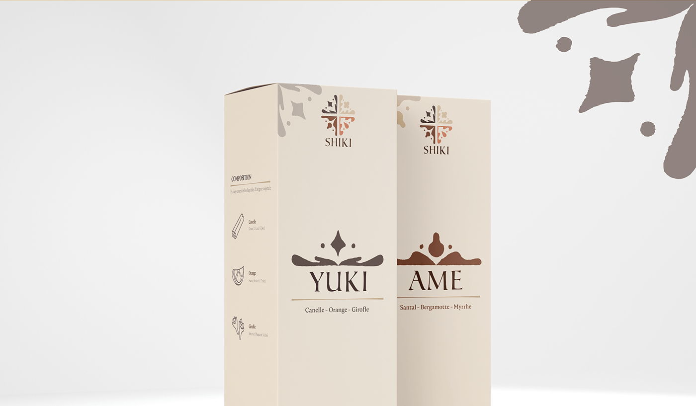 Packaging visual identity adobe illustrator Logo Design designer graphic design  packaging design Pack essential oils fall winter collection