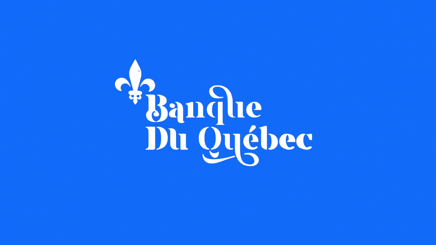 3D Bank blue brand identity branding  Canada Logo Design modern Montreal Quebec