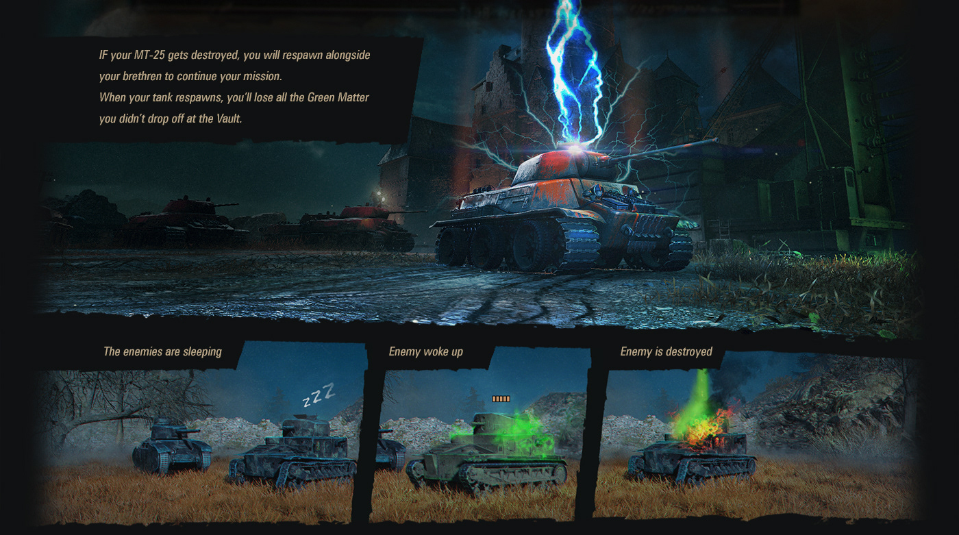 wargaming worldoftanks gamedesign ILLUSTRATION  pve Halloween UX UI art tanks