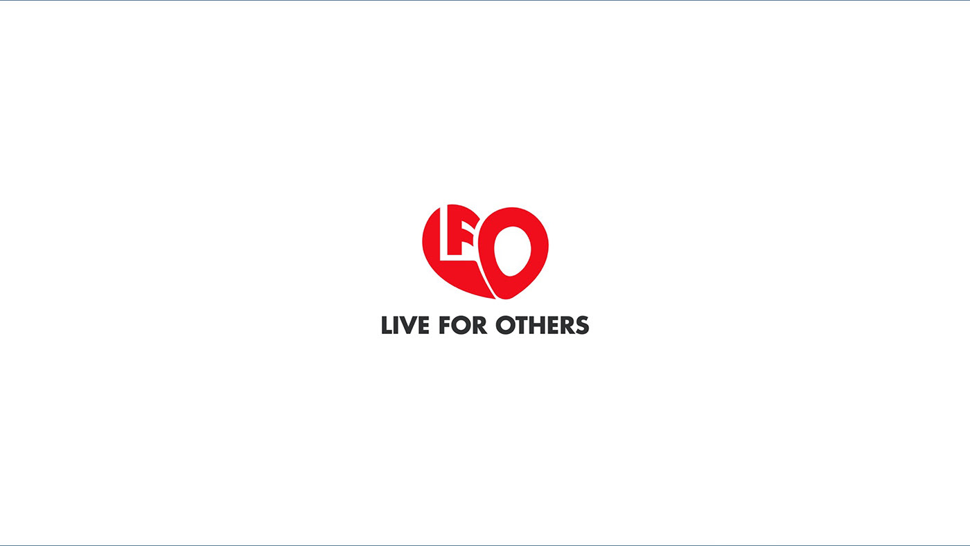 branding  logo brand identity Logotype Logo Design logos Heart Logo LFO LFO branding Live for others